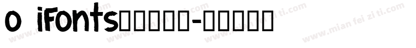 o iFonts航天筑梦体字体转换